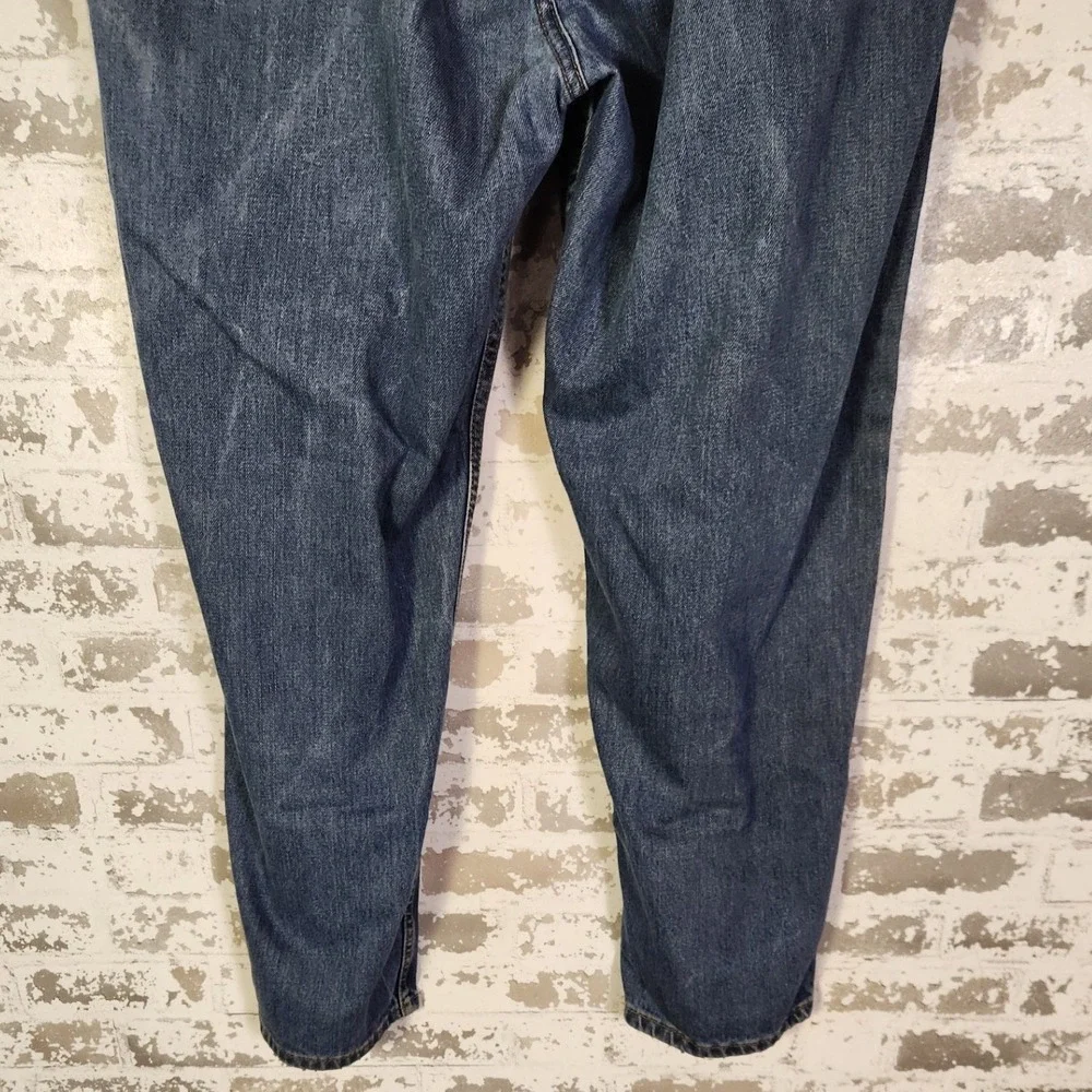 Levi's 550 Relaxed Fit Straight Blue Denim Jeans Men Big & Tall 46x30 Light Wash